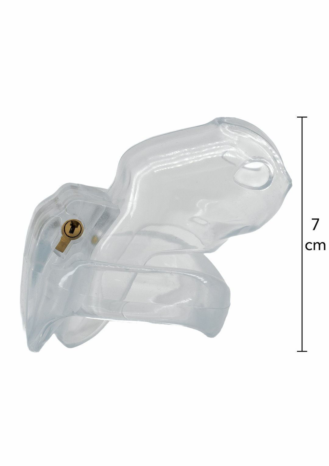 Hidden Desire - Clear Control Cock Cage Short — zdjęcie 2