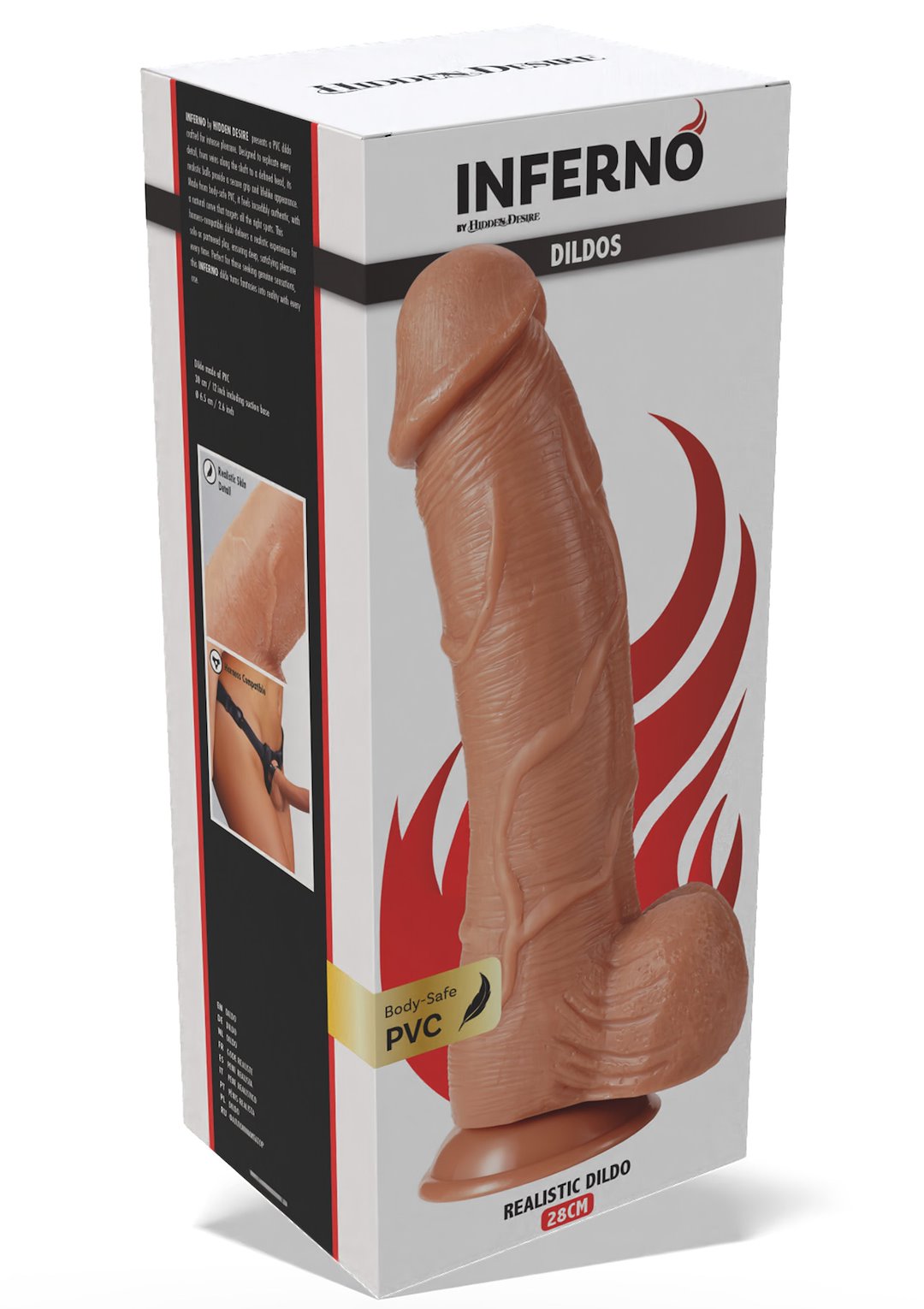 Hidden Desire - Realistic Dildo PVC 28 cm