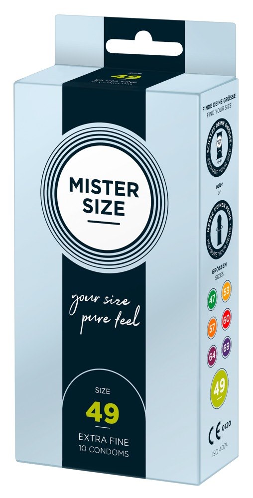 Prezerwatywy 49mm 10 szt. Mister Size — zdjęcie 2