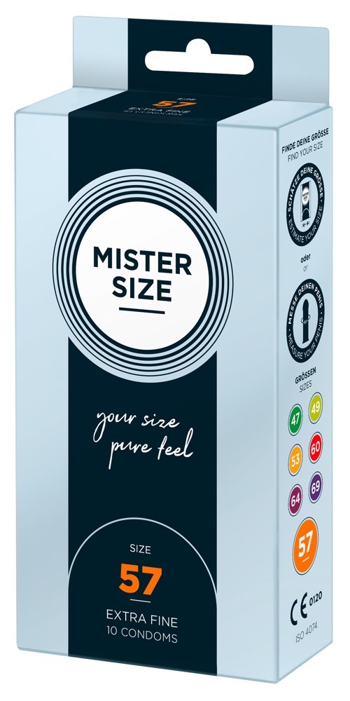 Prezerwatywy 57mm 10 szt. Mister Size — zdjęcie 2