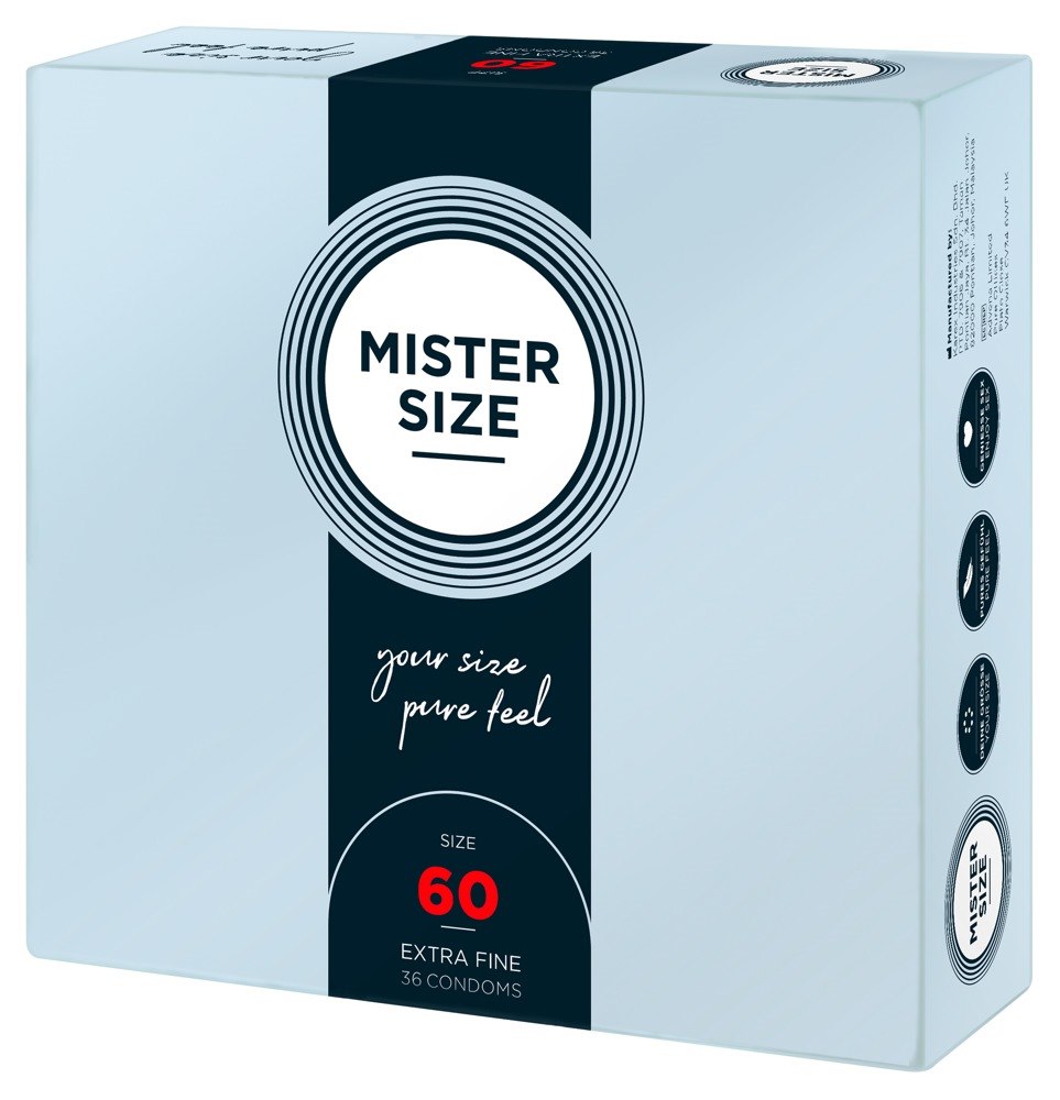Prezerwatywy 60 mm 36 szt. Mister Size — zdjęcie 2