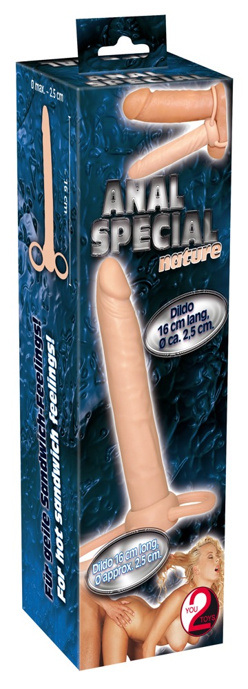 You2Toys - Dildo analne z piercieniem Anal Special 16 cm