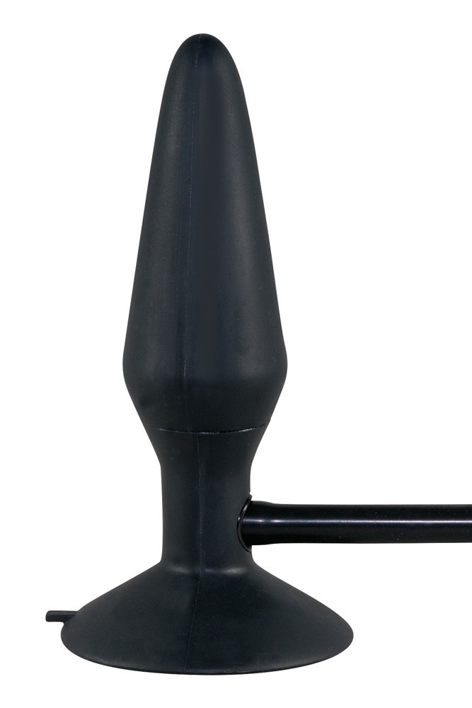 You2Toys - Korek analny silikonowy pompowany True Black 15 cm — zdjęcie 3