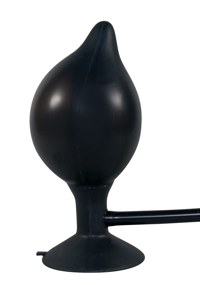 You2Toys - Korek analny silikonowy pompowany True Black 15 cm — zdjęcie 4