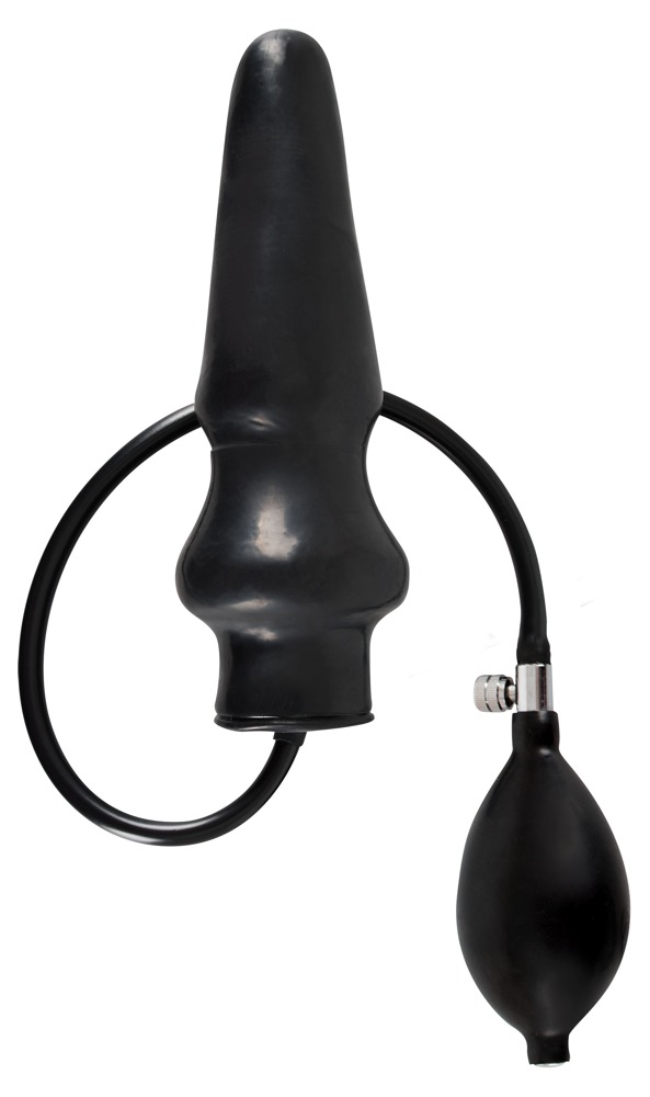 Late X - Korek analny lateksowy pompowany 20 cm LateX — zdjęcie 2