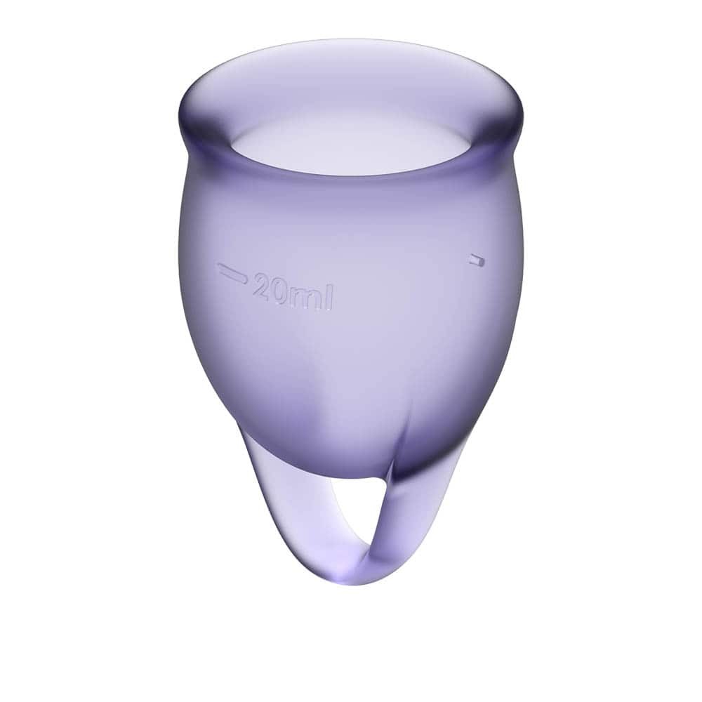 Satisfyer - kubeczki menstruacyjne fioletowe - zestaw
