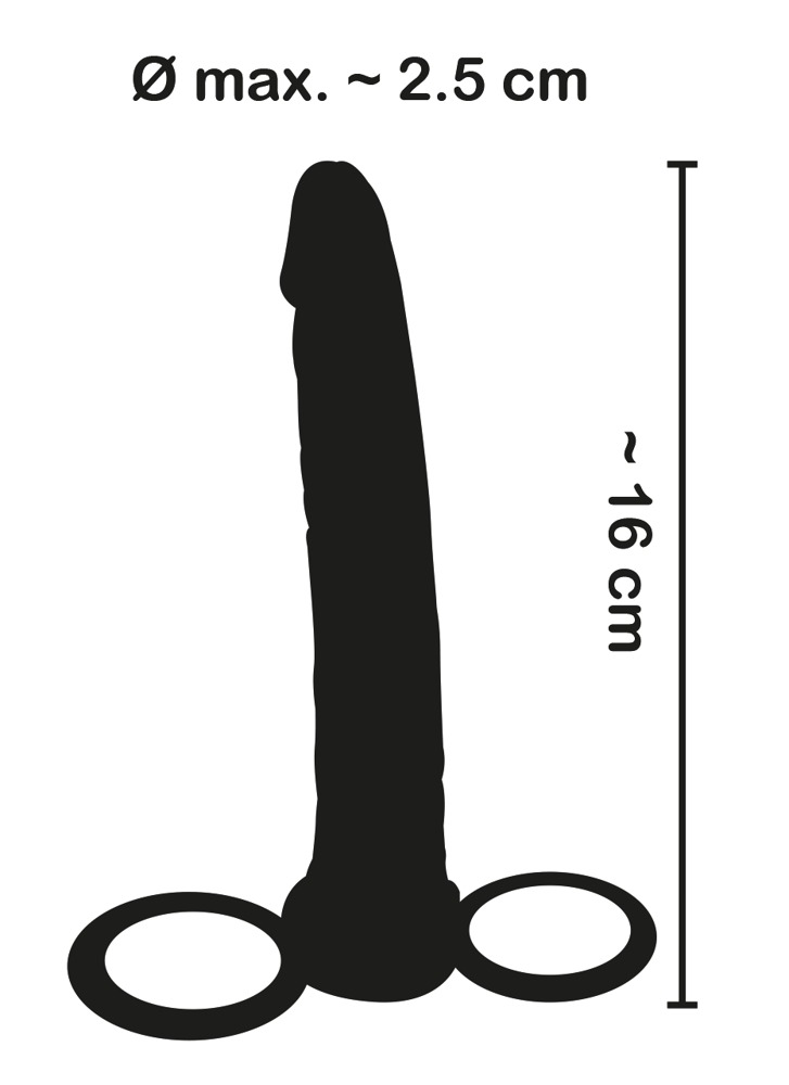 You2Toys - Dildo analne z piercieniem Anal Special 16 cm — zdjęcie 4