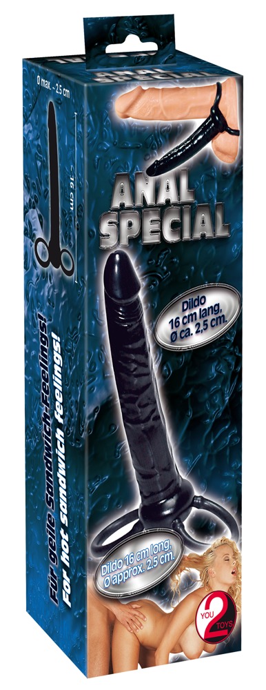 You2Toys - Dildo analne z piercieniem Anal Special 16 cm