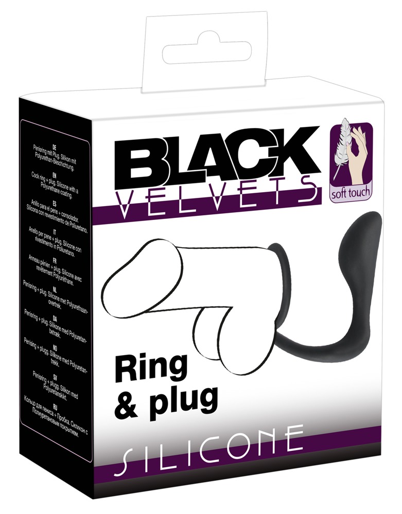 Black Velvets Piercieñ + korek
