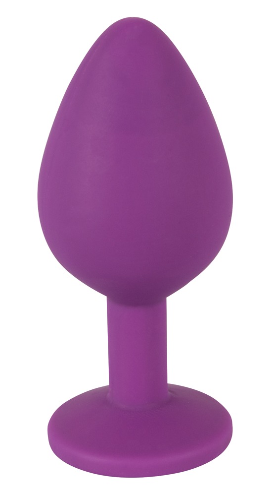 Colorful Joy - Korek analny silikonowy Joy Jewel fioletowy 8 cm — zdjęcie 3