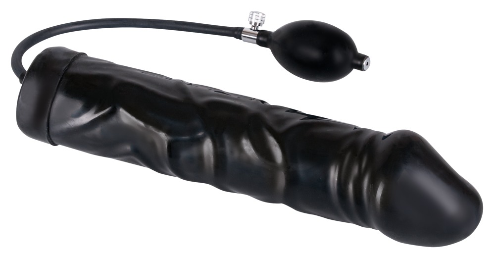 You2Toys - Dildo lateksowe pompowane Black Giant Latex Balloon 31,5 cm — zdjęcie 2