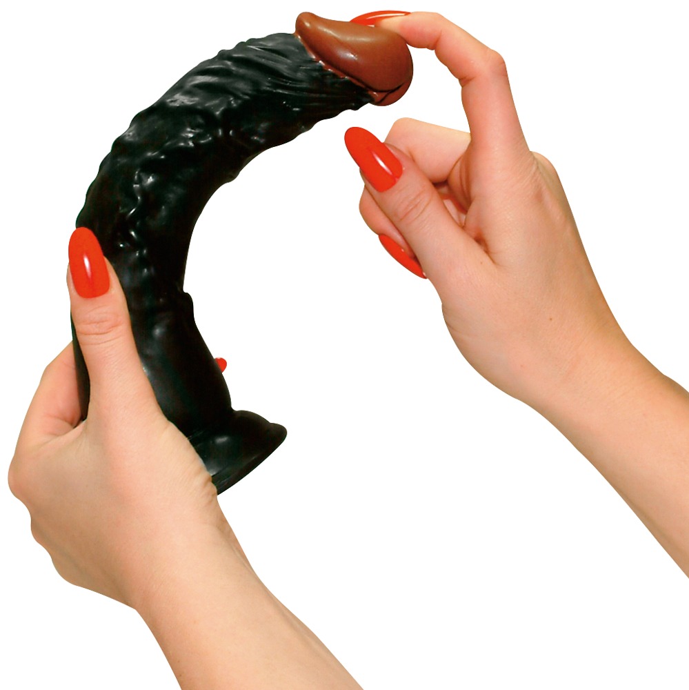 European Lover - Dildo z przyssawk¹ African Lover 23cm — zdjęcie 4
