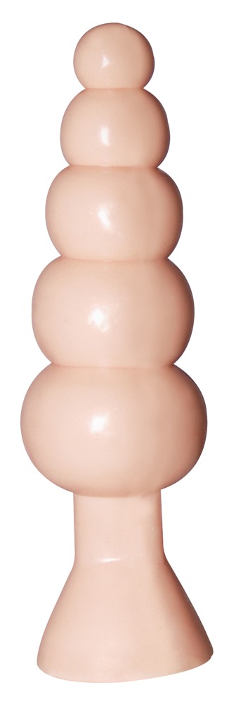 NMC - Korek analny Bendable Butt Rattler 20cm cielisty — zdjęcie 2
