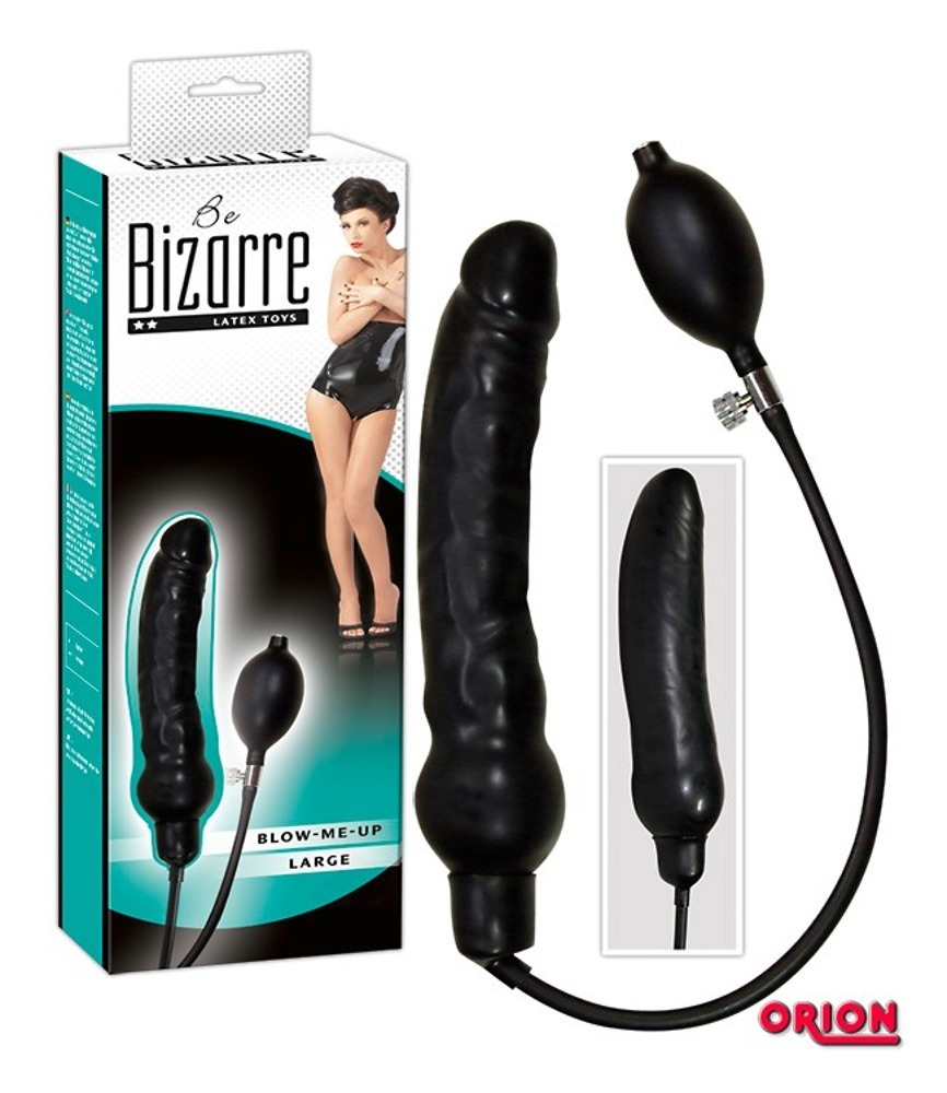 You2Toys - Dildo lateksowe pompowane Blow me up 25 cm — zdjęcie 4
