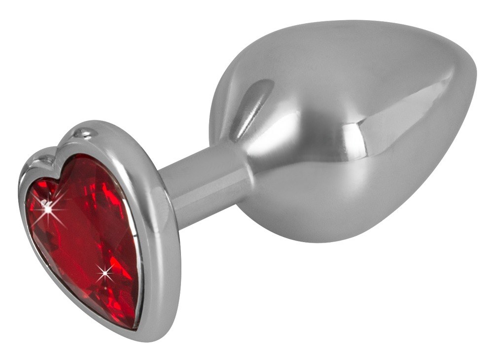 You2Toys - Korek analny aluminiowy Diamond Serce 8,2 cm — zdjęcie 2