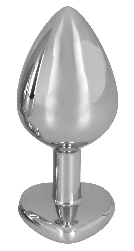 You2Toys - Korek analny aluminiowy Diamond Serce 8,2 cm — zdjęcie 4