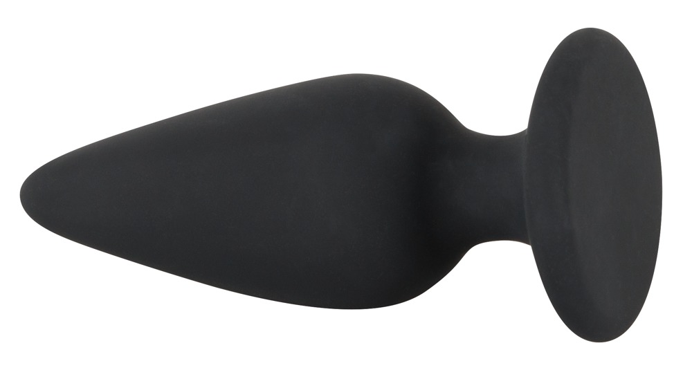 Korek analny silikonowy 8,9 cm Black Velvets — zdjęcie 3