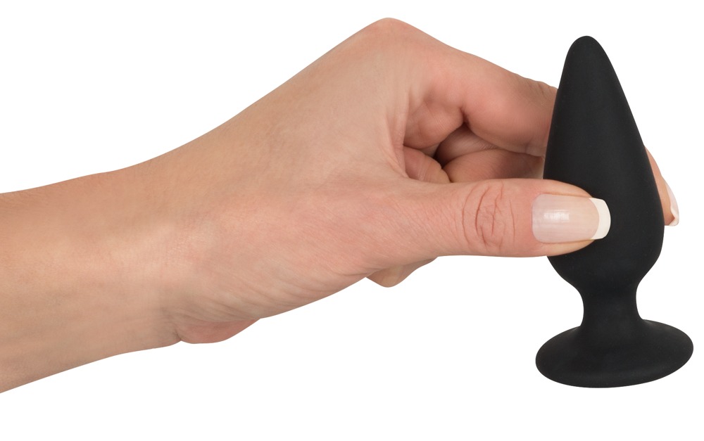 Korek analny silikonowy 8,9 cm Black Velvets — zdjęcie 4