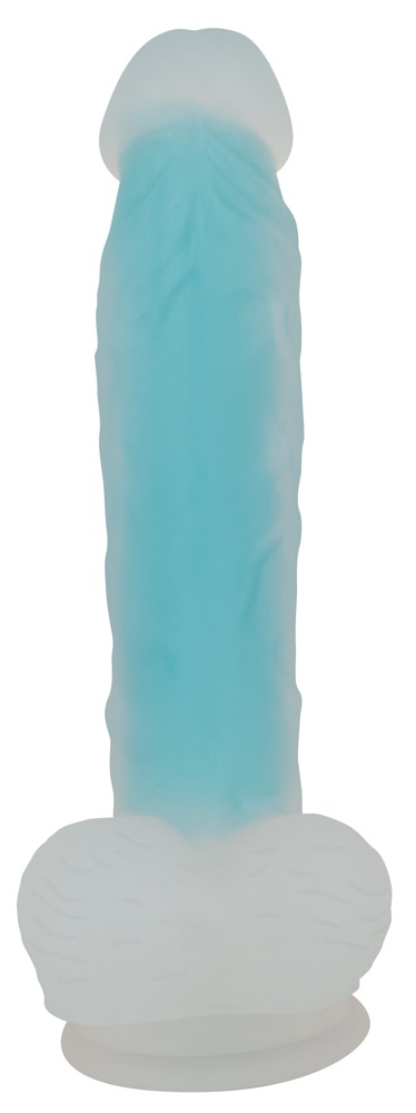 You2Toys - Dildo z przyssawk¹ Glow in the Dark 20,5 cm — zdjęcie 4