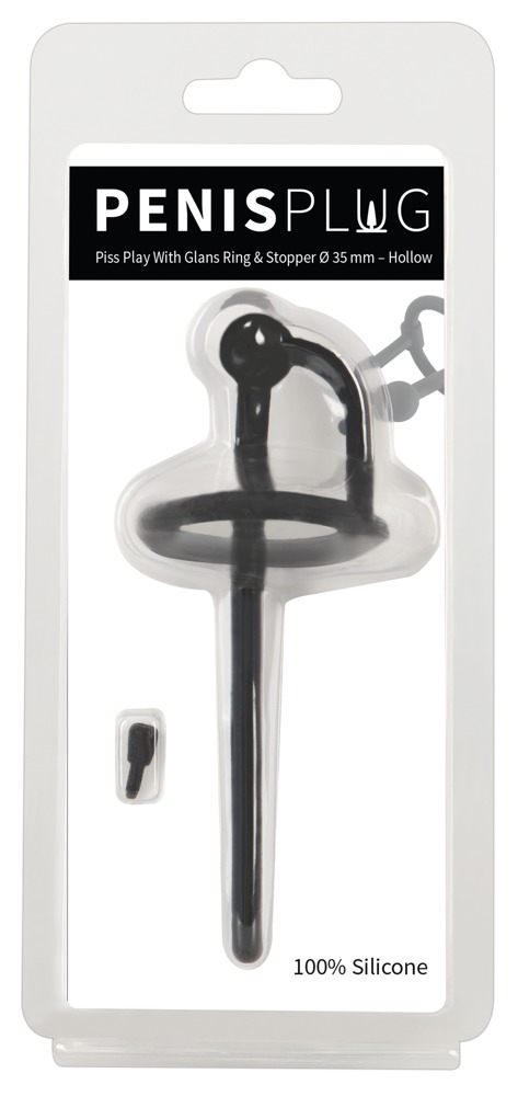 Penisplug - Dilator z piercieniem na ¿o³¹d