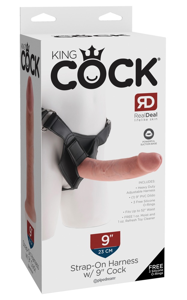 Strap on King Cock d³. 23cm cielisty