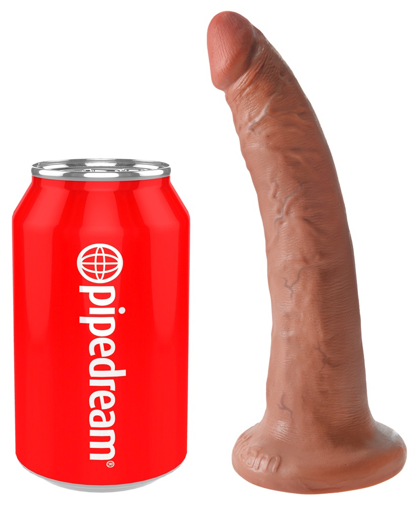 Dildo z przyssawk¹ 18 cm King Cock — zdjęcie 2