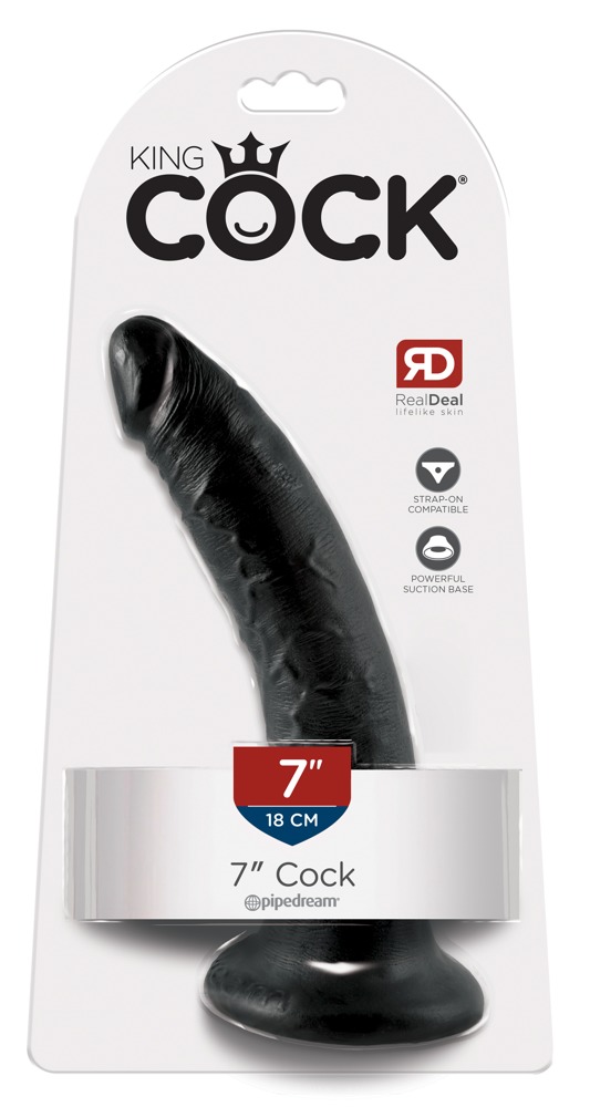 Dildo z przyssawk¹ 18 cm King Cock