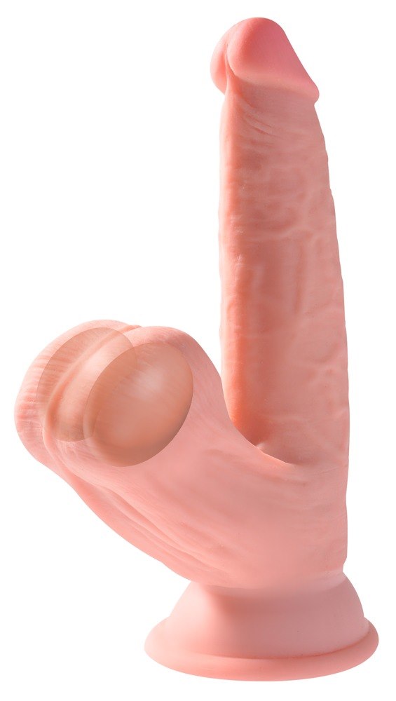 King Cock Plus - Dildo Triple Density 3D z przyssawk¹ 15,2 cm King Cock — zdjęcie 3