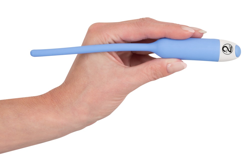 You2Toys - Silikonowy dilator z wibracjami r. 6mm niebieski — zdjęcie 4