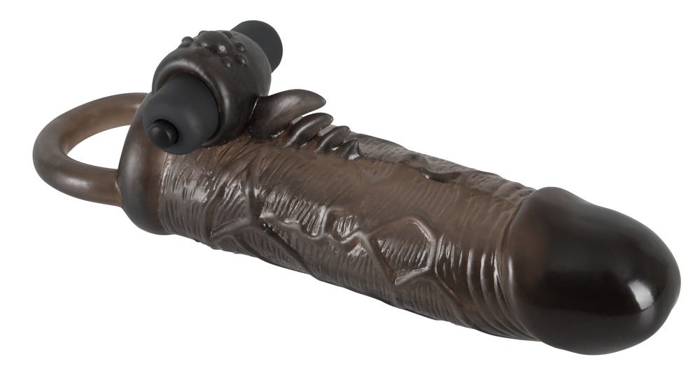 Przed³u¿ka na penisa z wibracjami REBEL - 19cm — zdjęcie 2