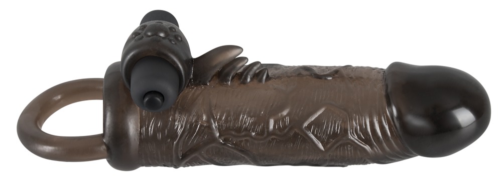 Przed³u¿ka na penisa z wibracjami REBEL - 19cm — zdjęcie 3