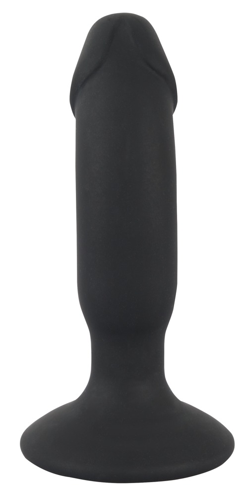 Korek analny silikonowy z wibracjami 14 cm Black Velvets — zdjęcie 3