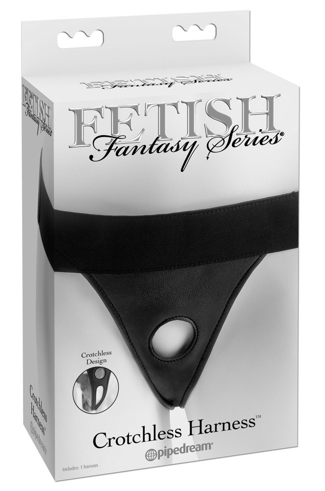 Fetish Fantasy Series - FFS Crotchless Harness Black