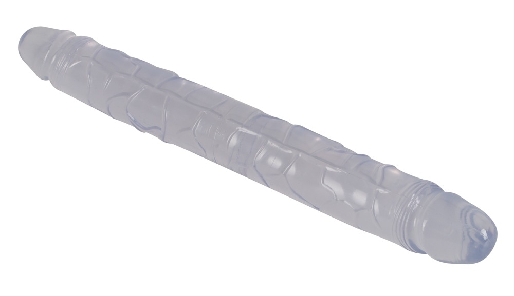 Dildo dwustronne 34 cm Crystal Clear — zdjęcie 2