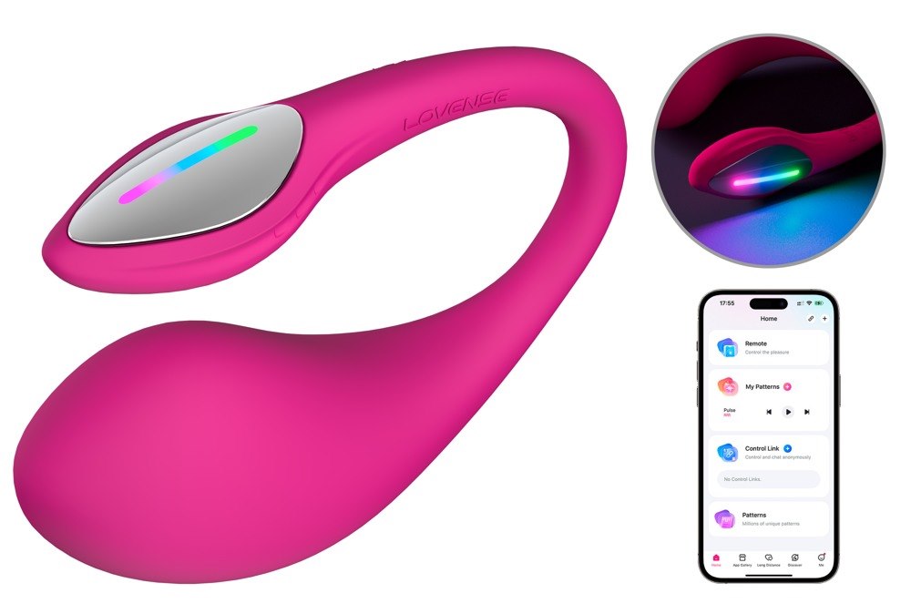 Lovense LUSH 4 wibruj¹ce jajeczko sterowane telefonem aplikacja — zdjęcie 3