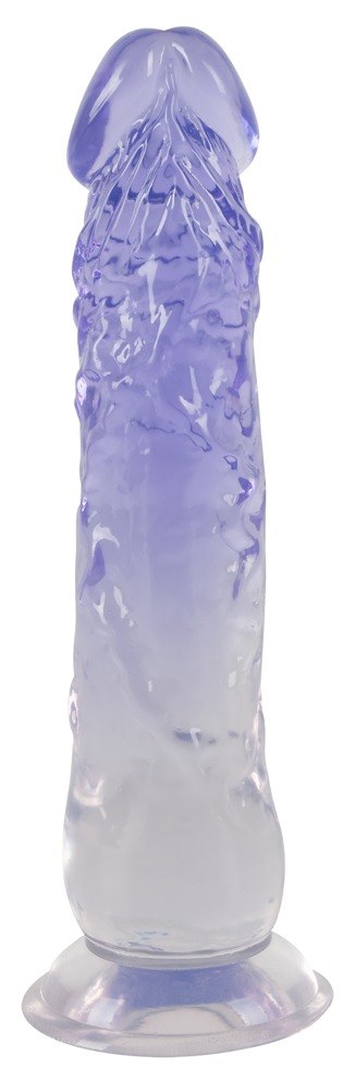 Dildo z przyssawk¹ 22,5 cm Crystal Clear — zdjęcie 4