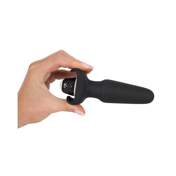 Korek analny silikonowy z wibracjami 10 cm Sweet Smile — zdjęcie 4