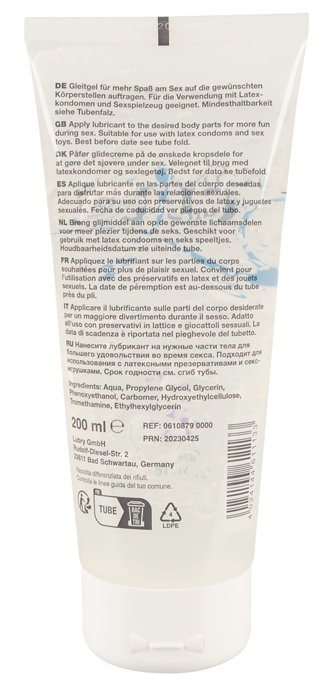 Lubrykant Just Toy Glide na bazie wody 200 ml Just Glide — zdjęcie 2