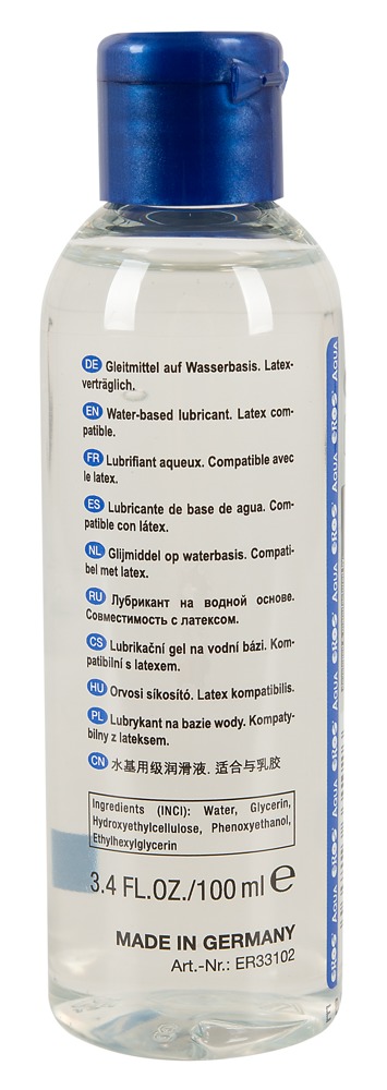 Lubrykant na bazie wody 100ml Eros Aqua — zdjęcie 2