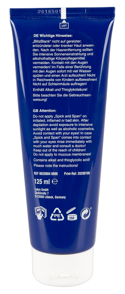 kein Label - Krem do depilacji - BlitzBlank, 125ml — zdjęcie 3