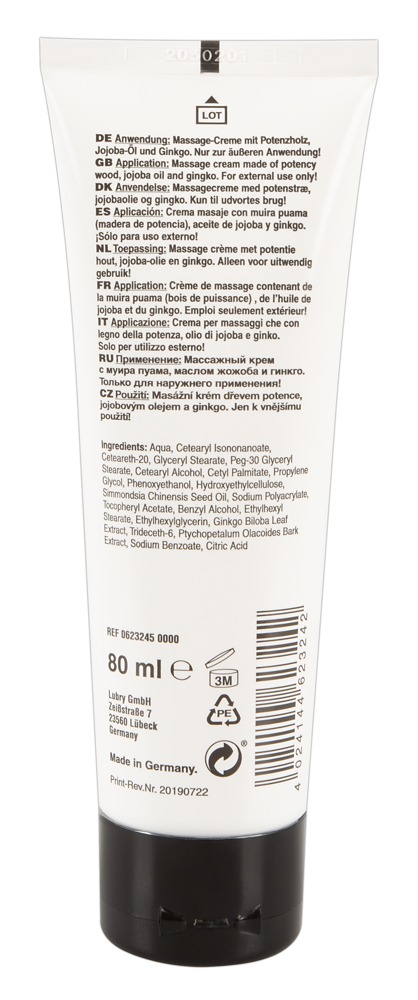 kein Label - Stahlhart Penis Cream 80 ml — zdjęcie 2
