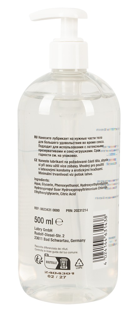 Lubrykant analny 500 ml Just Glide — zdjęcie 4