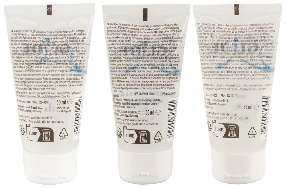 Zestaw lubrykantów 3x50 ml Just Glide — zdjęcie 3