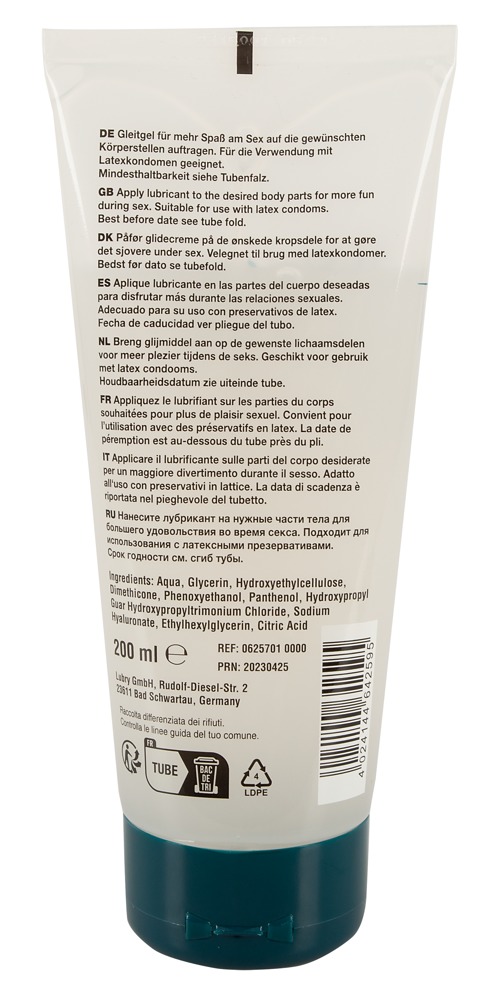 Lubrykant analny Premium 200 ml Just Glide — zdjęcie 2
