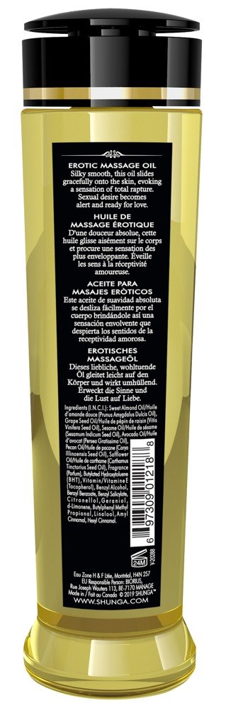 Shunga - Massage Oil Irresistible 240ml — zdjęcie 3