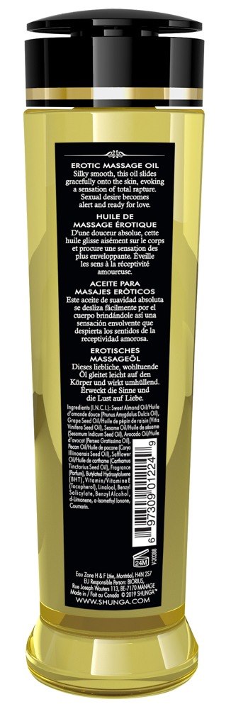Shunga Massage Oil Sensual 240 — zdjęcie 3