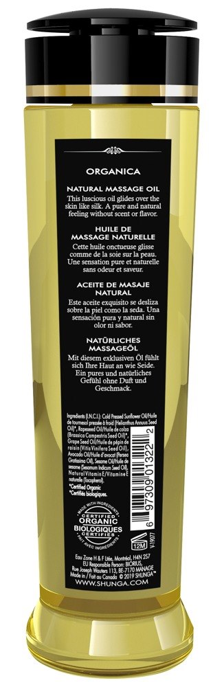 Shunga Oil Organica Natural240 — zdjęcie 2