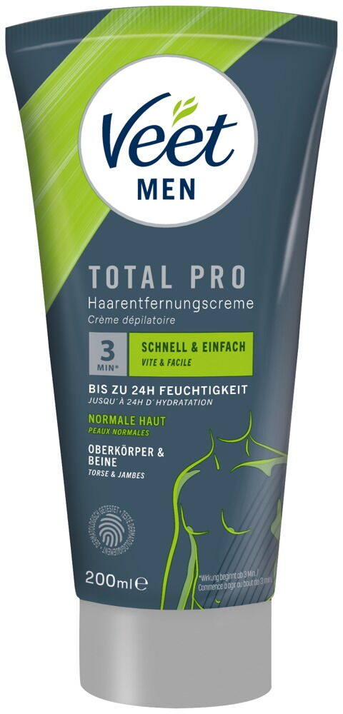 Krem do depilacji Veet Men TOTAL PRO 200ml — zdjęcie 3