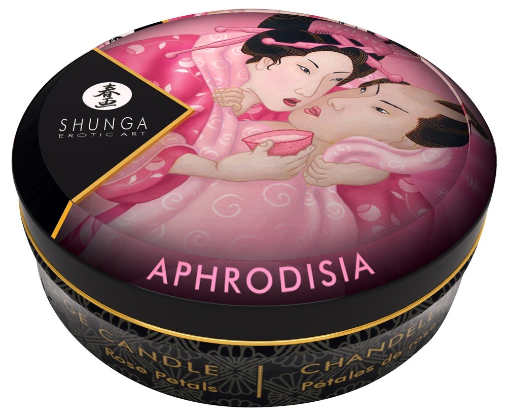 wieca do masa¿u Aphrodisia Rose Petals 30ml Shunga — zdjęcie 2