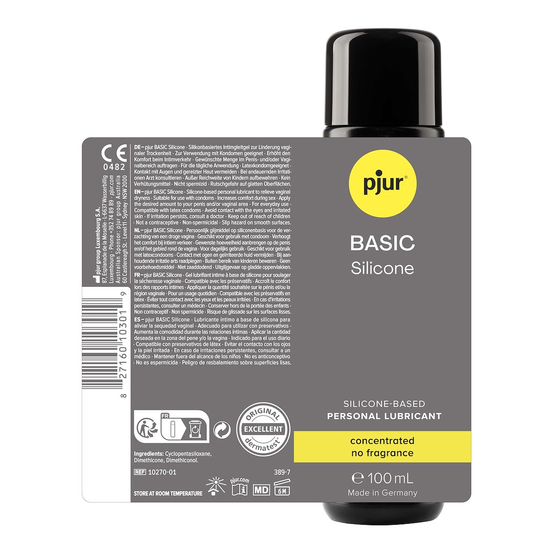 Lubrykant nawil¿aj¹cy na bazie silikonu Basic 100ml Pjur — zdjęcie 2